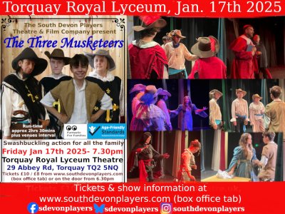 The Three Musketeers - touring theatre - Torquay Royal Lyceum