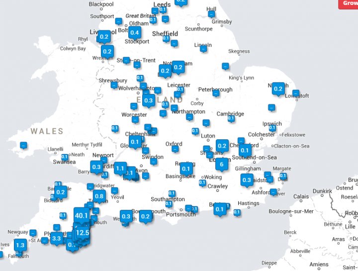 Creative Torbay Twitter Map