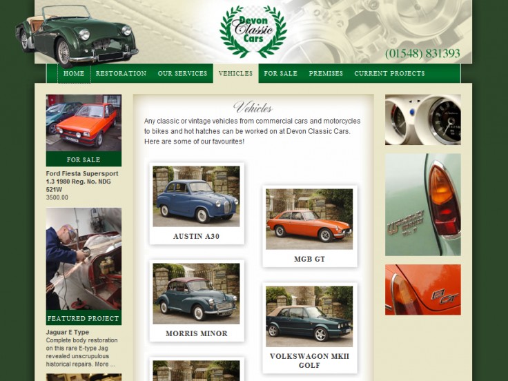 Devon Classic Cars