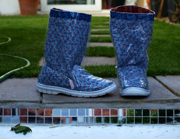 Home-made wellies.