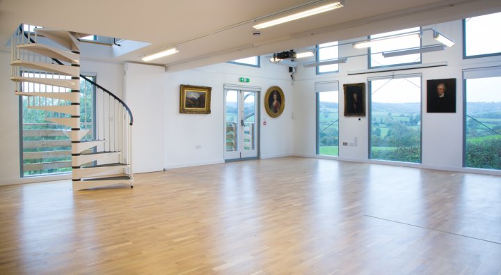 interior of woodhayes gallery