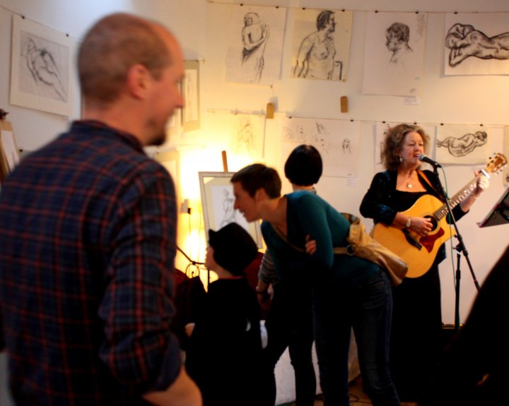 Jellyfish's October Life Drawing Exhibition Opening Evening