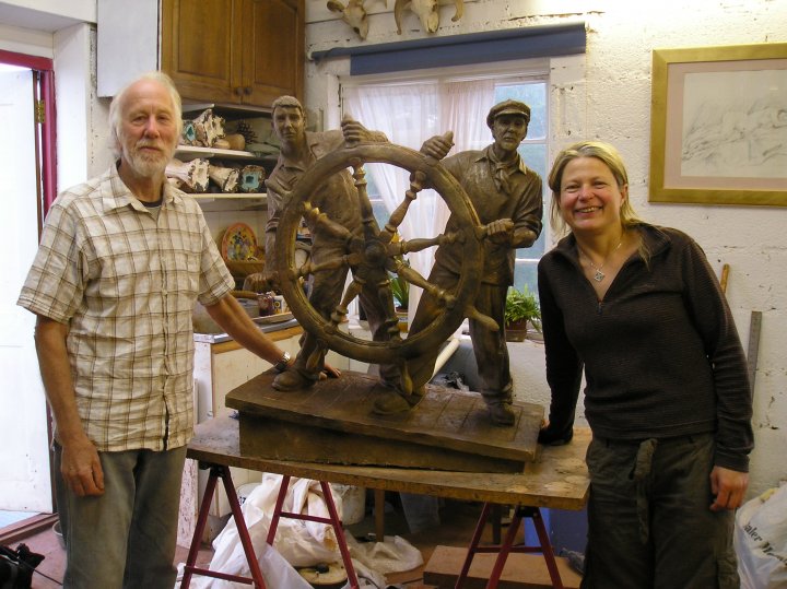 Man and Boy maquette.