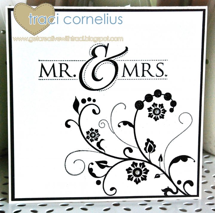 Mr & Mrs Wedding Card