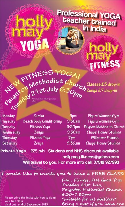 New Yoga class Paignton