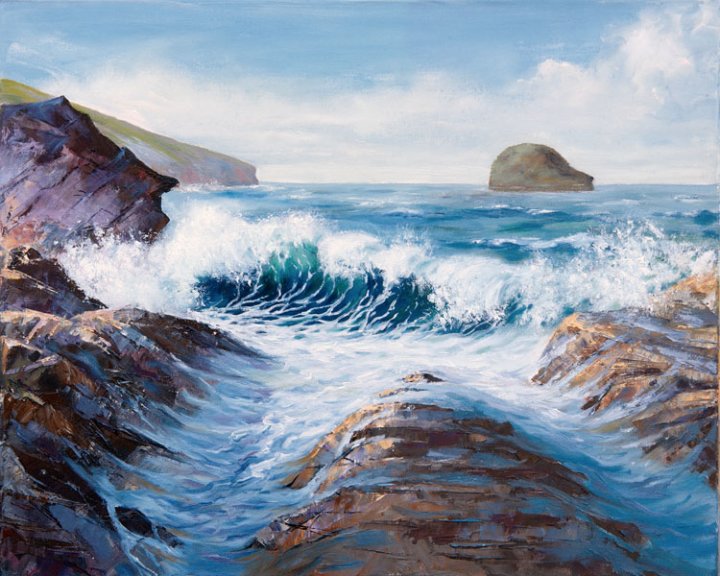 Pounding Waves, Trebarwith