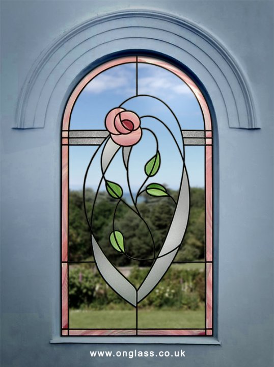 Rennie Mackintosh arched window