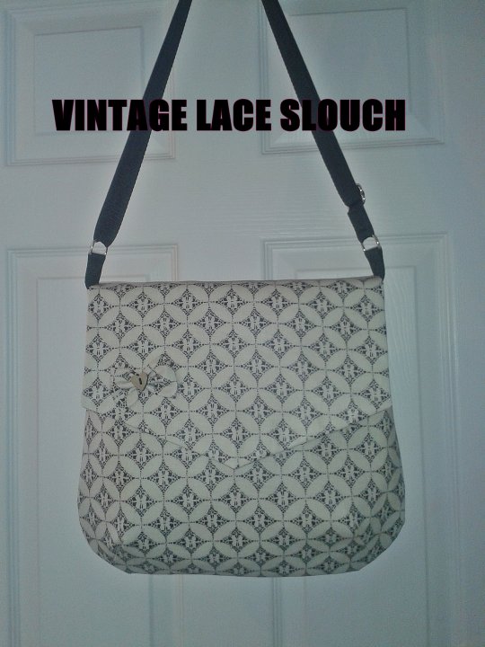 SLOUCH BAG -  VINTAGE LACE