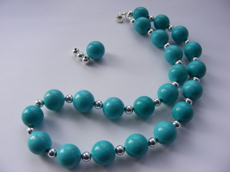 Turquoise and Sterling Silver Necklace