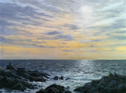 Autumn Light, Polperro Coast   SOLD