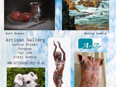 Exhibiting at Artizan Gallery, Lucius Street, Torquay.