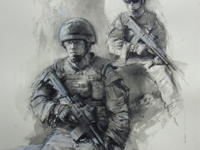 GET INFORMED. ANDREW MILLER. THE WAR ARTIST.