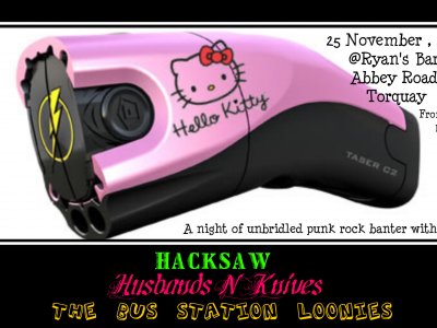 Husbands N Knives + Hacksaw + The Bus Station Loonies@Ryan's Bar