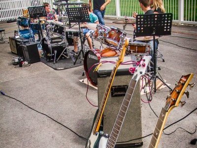 JJ's Rockbands Perform at Dawlish Music Festival