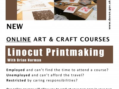 New Online Courses - Linocut Printmaking