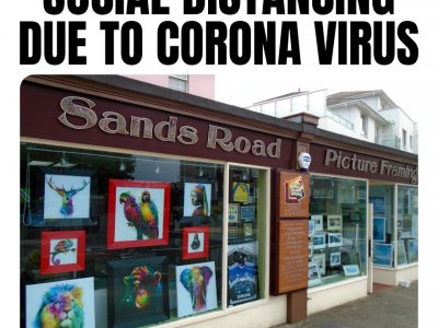 SOCIAL DISTANCING DUE TO CORONA VIRUS