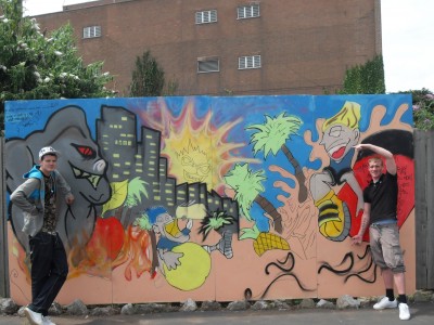 Tackling Graffiti in the Bay - A creative approach!