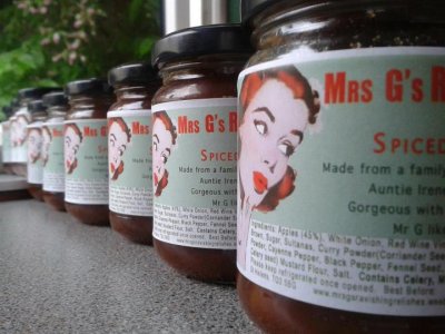 Taste Mrs Gs Ravishing Relishes at A Kick Up The Arts 17th Nov