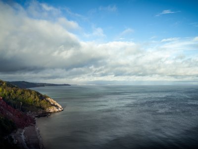 View over Babbacombe Bay from the Downs.