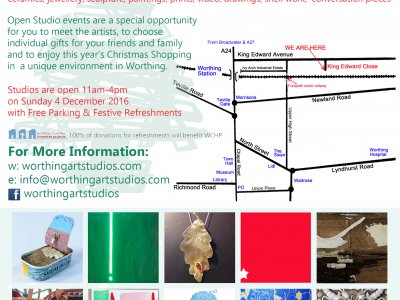 Christmas Open Studios at Worthing Art Studios