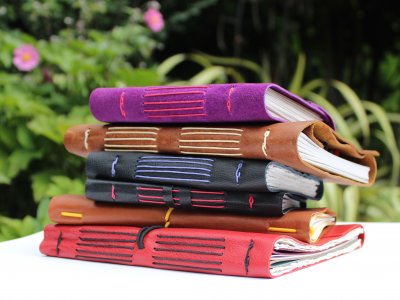 Make a Leather Sketchbook or Journal