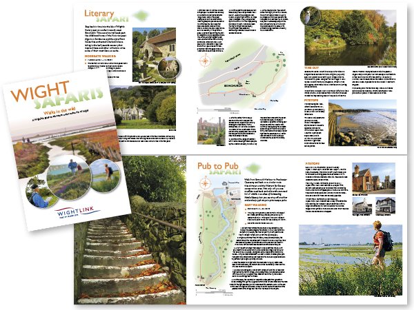 Brochure design: Wightlink – Wight Safaris