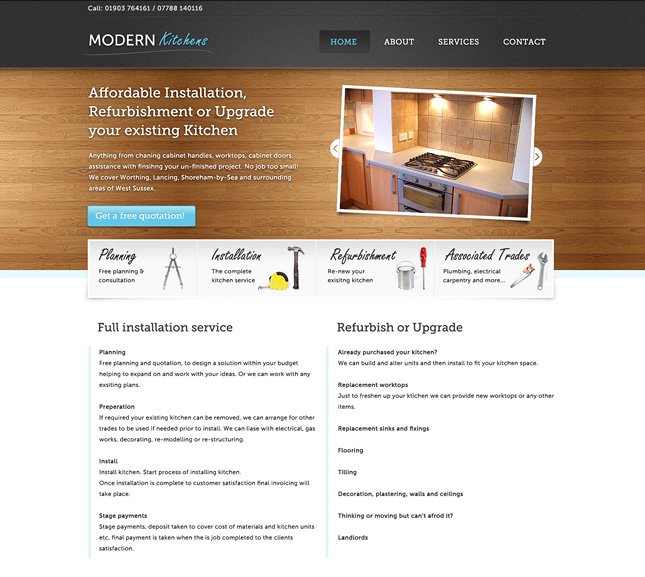 Modern Kitchens GUI