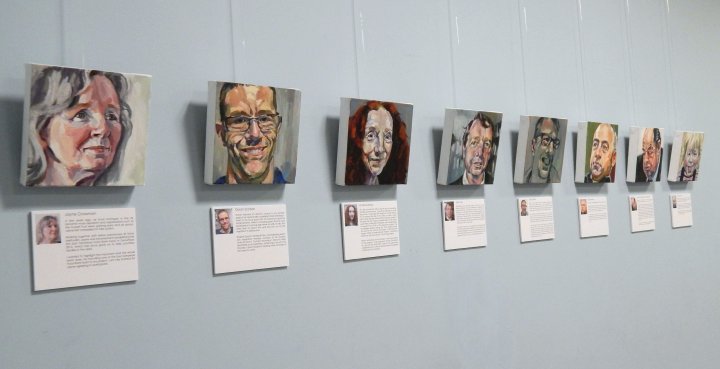 Townscape Art Trail: East Grinstead portraits